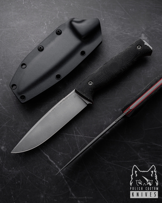 SURVIVAL KNIFE AGOR EDC 20 M398 BLACK MICARTA AK KNIVES