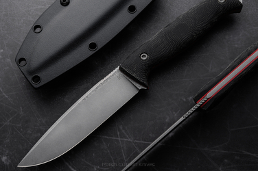 SURVIVAL KNIFE AGOR EDC 20 M398 BLACK MICARTA AK KNIVES