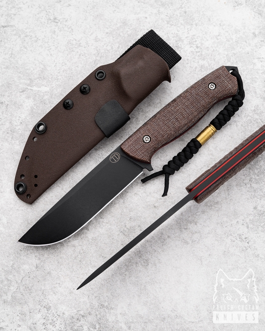 SURVIVAL KNIFE RATEL II MICARTA BROWN NZ3 6 TD