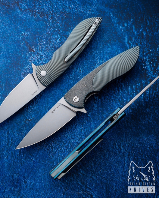 FOLDING KNIFE FOLDER STING #0756 MAGNACUT HERMAN KNIVES