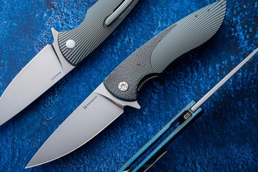 FOLDING KNIFE FOLDER STING #0756 MAGNACUT HERMAN KNIVES