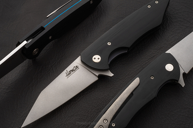 KNIFE VESPERTILIO BLACK FLIPPER SHINE  HERMAN