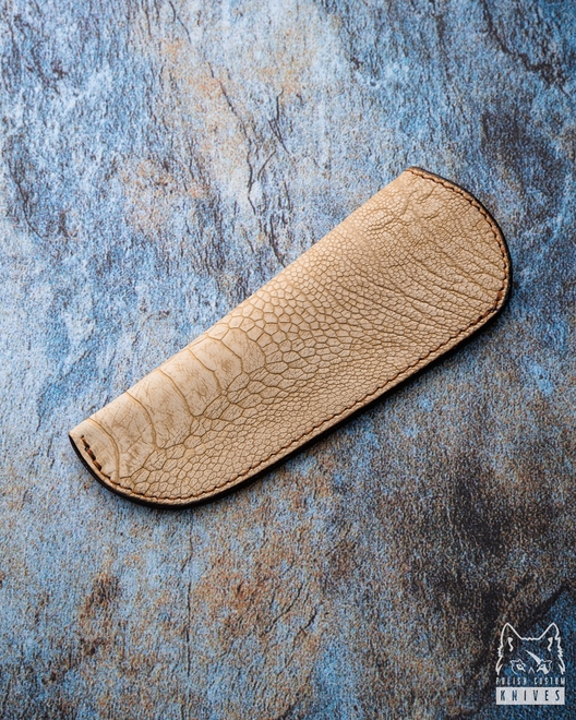 EXCLUSIVE FOLDING KNIFE LEATHER CASE FOR HERMAN KNIVES 2 MICHO