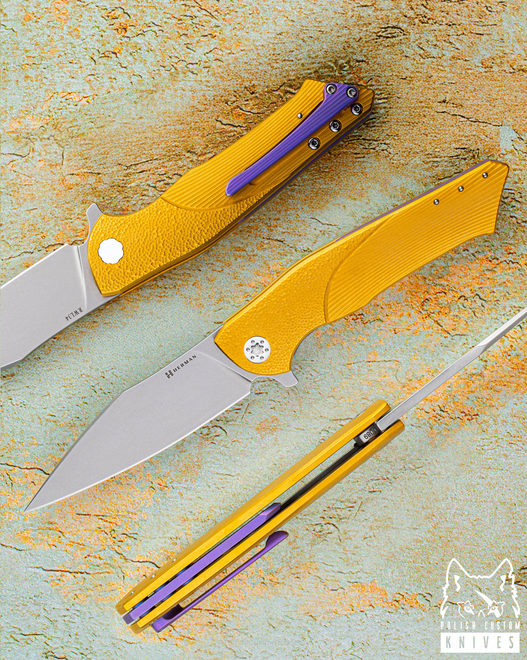 FOLDING KNIFE FOLDER BEE #0089 RWL34 OERLIKON HERMAN KNIVES