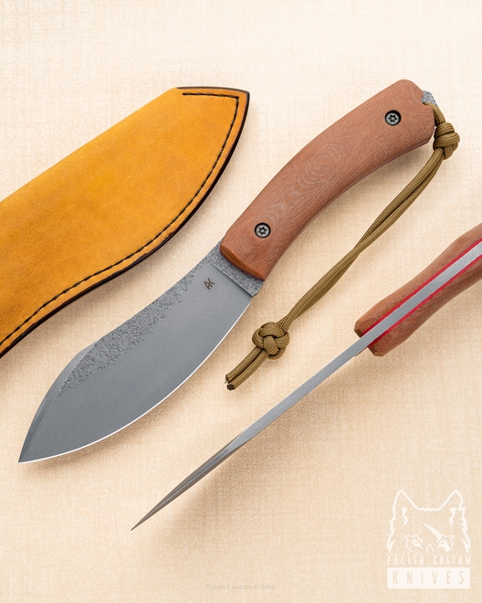 SURVIVAL KNIFE NESSMUK TACTICAL NCV1 MICARTA AK