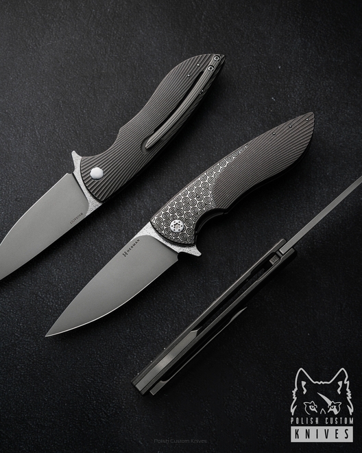 FOLDING KNIFE FOLDER STING #0861 MAGNACUT HERMAN KNIVES