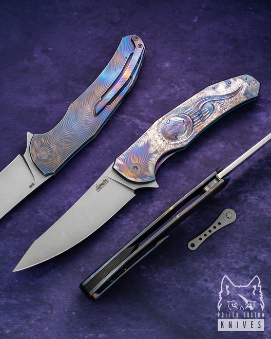 FOLDING KNIFE ISHTAR 1 VENOM HERMAN PIMPED by MICHO