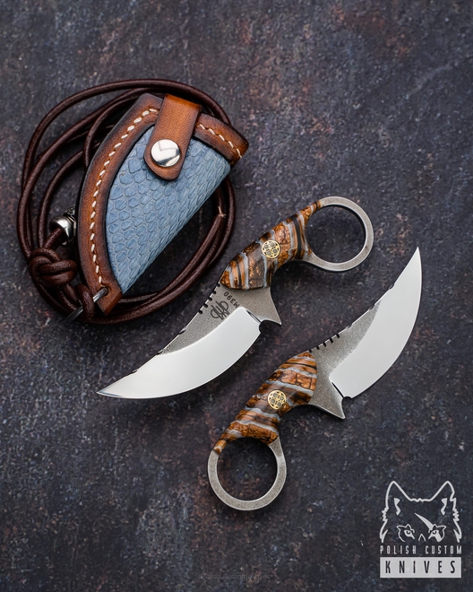 EXCLUSIVE NECK KNIFE SULTAN DE LUX 4 MAMMOTH PRUCIAK
