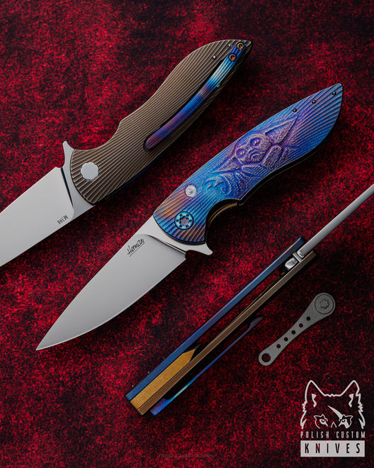 FOLDING KNIFE FOLDER MICRO STING GROGU 4 M398 HERMAN PIMPED by MICHO