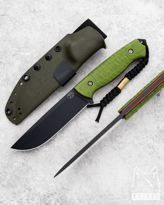 SURVIVAL KNIFE RATEL II MICARTA  NZ3 9 TD