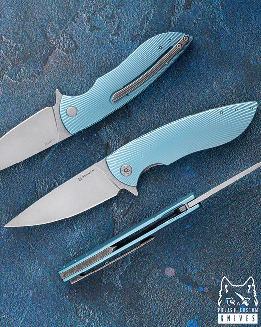 FOLDING KNIFE FOLDER STING #0843 MAGNACUT HERMAN KNIVES