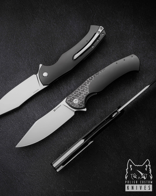 FOLDING KNIFE FOLDER MANTIS #0277 MAGNACUT DLC HERMAN KNIVES