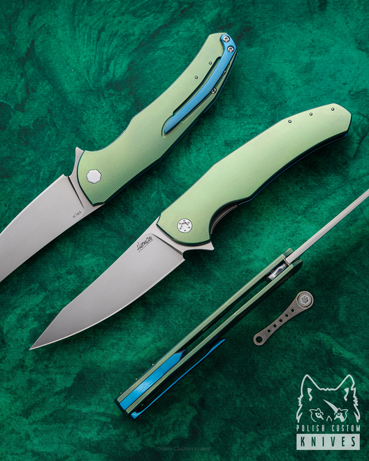 FOLDING KNIFE FOLDER ISHTAR 387 RWL34 HERMAN KNIVES