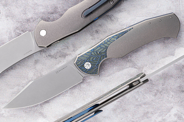 FOLDING KNIFE FOLDER MANTIS #0399 MAGNACUT HERMAN KNIVES