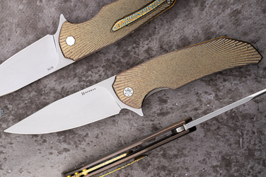 FOLDING KNIFE FOLDER DRAGONFLY #0517 M398 HERMAN KNIVES