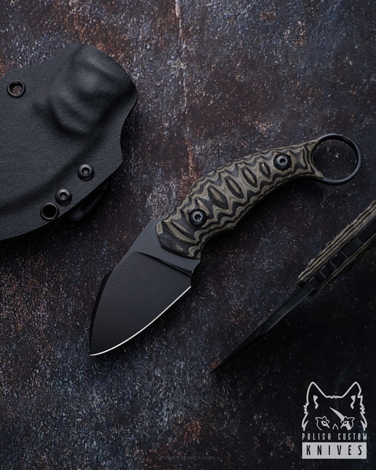 EDC SURVIVAL TACTICAL KNIFE COBRA 2 K720 O2 MICARTA SIMON'S