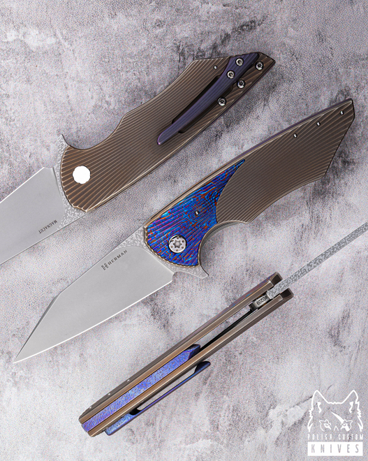 FOLDING KNIFE FOLDER VESPERTILIO #0209 MAGNACUT HERMAN KNIVES