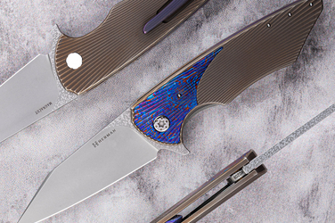 FOLDING KNIFE FOLDER VESPERTILIO #0209 MAGNACUT HERMAN KNIVES
