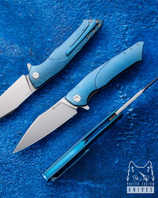 FOLDING KNIFE FOLDER BEE 10 RWL34 HERMAN KNIVES