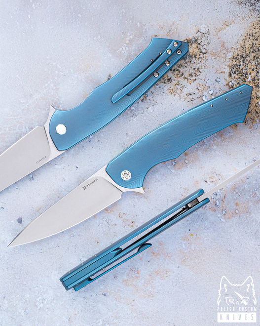 FOLDING KNIFE FOLDER SLIM #0527 MAGNACUT HERMAN KNIVES