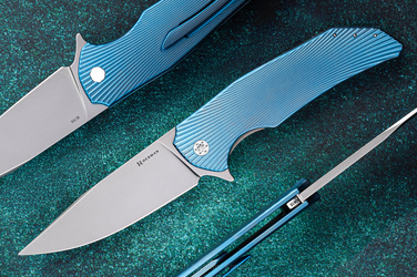 FOLDING KNIFE FOLDER DRAGONFLY #0415 M390 HERMAN KNIVES