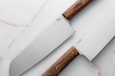 KITCHEN KNIFE SANTOKU 180 29 K110 ZEBRANO PABIS KNIVES
