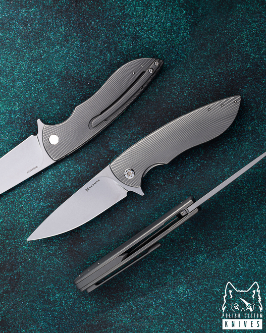 FOLDING KNIFE FOLDER STING #0744 MAGNACUT HERMAN KNIVES