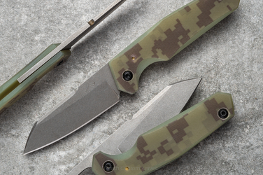 FOLDING KNIFE WORM 3 CAMO G10 LKW 