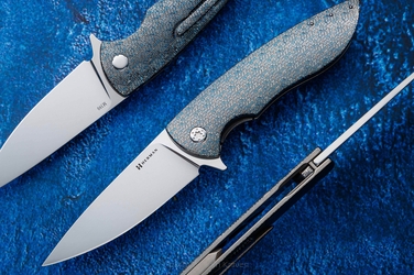 FOLDING KNIFE FOLDER STING #0711 M390 TESSERACT HERMAN KNIVES