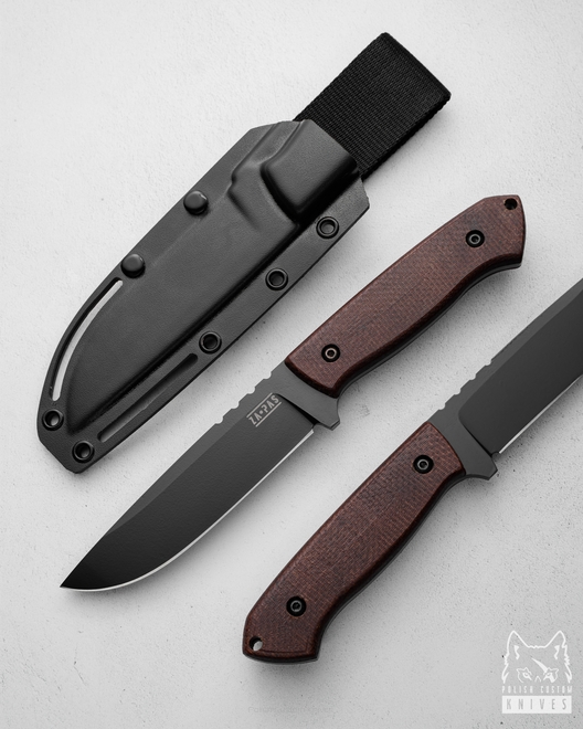 SURVIVAL BUSHCRAFT KNIFE ULTRA OUTDOOR 5 NMV O2 JUTA CERAKOTE ZA-PAS