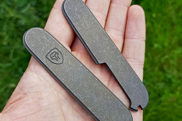 Scales for 91mm Victorinox SAK "Logo Light" Badlands Finish 129