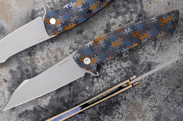 FOLDING KNIFE FOLDER OVIUM GENERATION 2 #0079 MAGNACUT PUZZLE HERMAN KNIVES