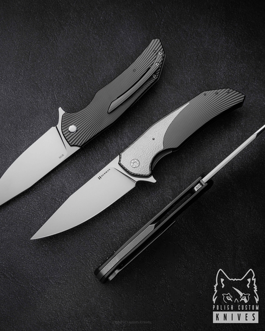 FOLDING KNIFE FOLDER DRAGONFLY #0378 DLC M390 HERMAN KNIVES