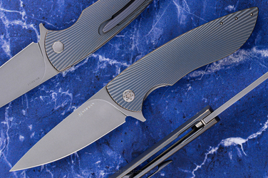 FOLDING KNIFE FOLDER STING #0796 MAGNACUT HERMAN KNIVES