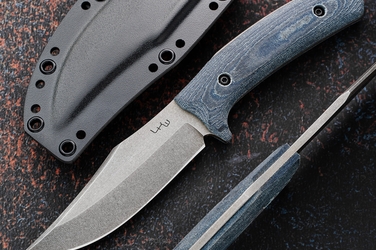 TACTICAL KNIFE CITI BOWIE BLUE MICARTA O2 LKW