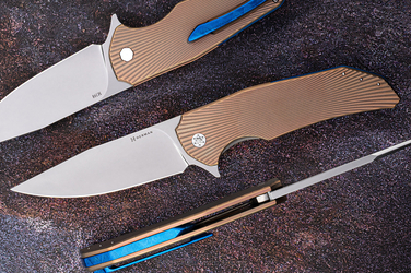 FOLDING KNIFE FOLDER DRAGONFLY #0543 M398 HERMAN KNIVES