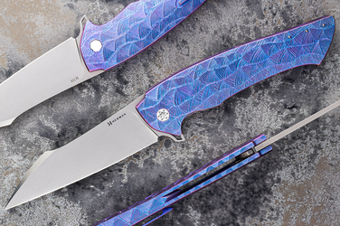 FOLDING KNIFE FOLDER OVIUM GENERATION 2 #0096 M390 HERMAN KNIVES