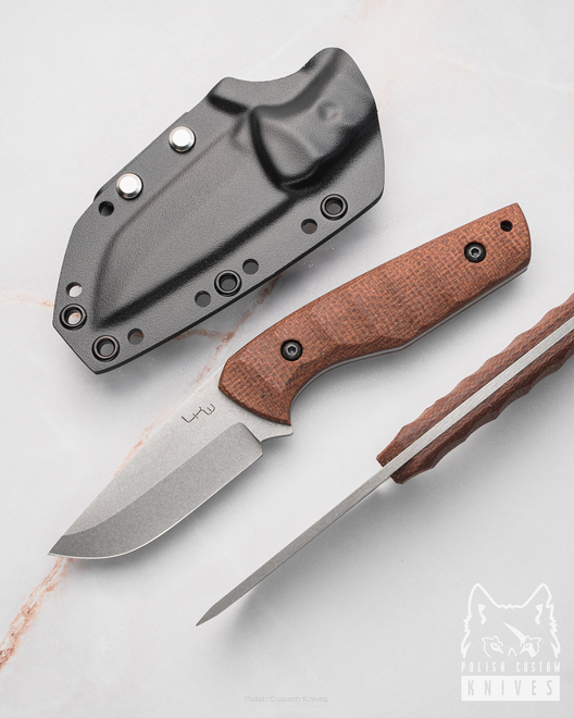 HUNTING EDC KNIFE DROMADER N690 MICARTA LKW