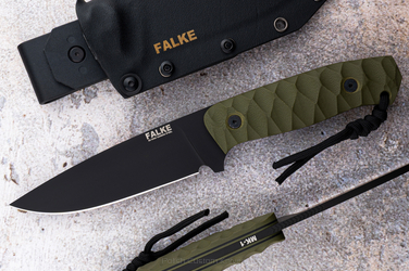 TACTICAL SURVIVAL KNIFE MK1 006 D2 G10 FALKE KNIVES