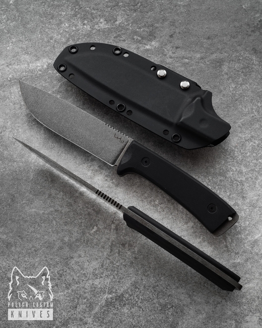 SURVIVAL KNIFE LKW OUTDOORER BLACK