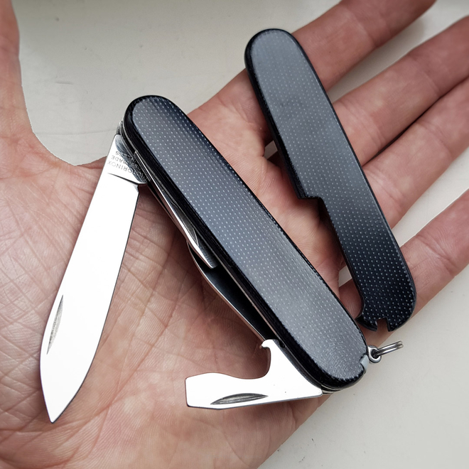 Scales for 91mm Victorinox SAK G10 Polished 289