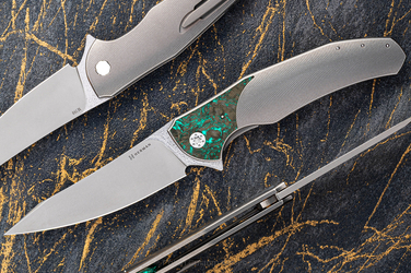 FOLDING KNIFE FOLDER ISHTAR #0790 M390 HERMAN KNIVES