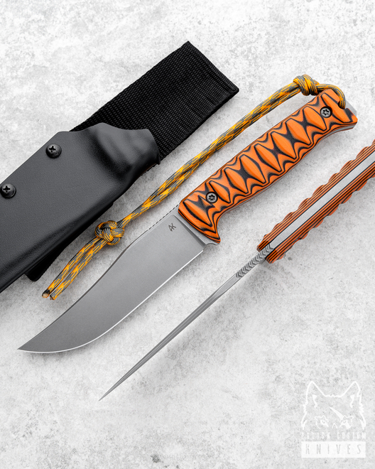 SURVIVAL KNIFE AGOR BOWIE TIGER TOXIC O2 AK