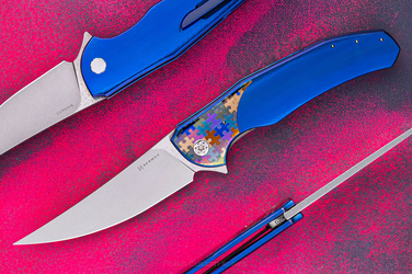 FOLDING KNIFE FOLDER ISHTAR #0712 MAGNACUT PUZZLE HERMAN KNIVES