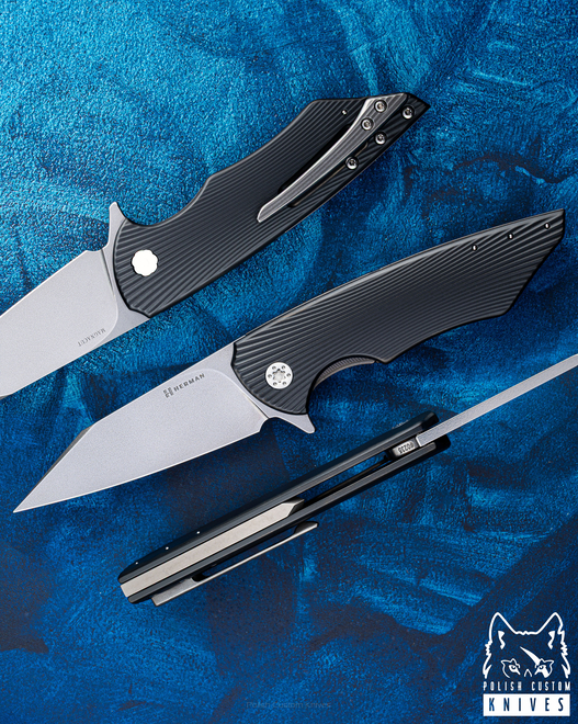 FOLDING KNIFE FOLDER VESPERTILIO #0235 MAGNACUT OERLIKON DLC HERMAN KNIVES