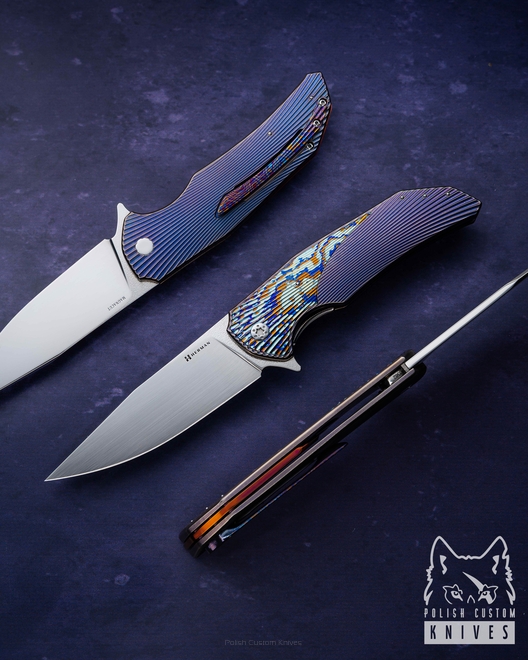FOLDING KNIFE FOLDER DRAGONFLY #0362 MAGNACUT HERMAN KNIVES