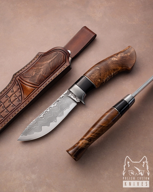 HUNTING KNIFE HUNTER GRIMAKO 11 GREG FORGE
