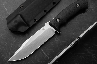 LARGE TACTICAL KNIFE DEFENDER 2 ELMAX CARBON FIBER KD KNIVES