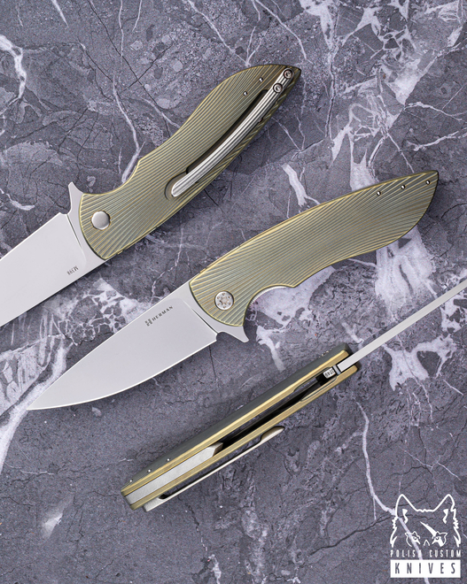 FOLDING KNIFE FOLDER STING #0749 M398 HERMAN KNIVES