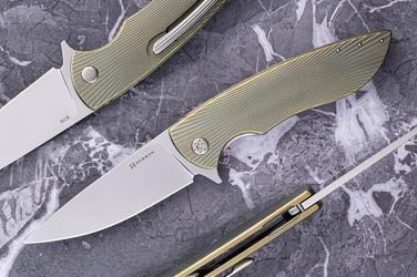 FOLDING KNIFE FOLDER STING #0749 M398 HERMAN KNIVES